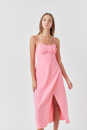 ENDLESS ROSE - Corset Bust Maxi Dress - DRESSES available at Objectrare