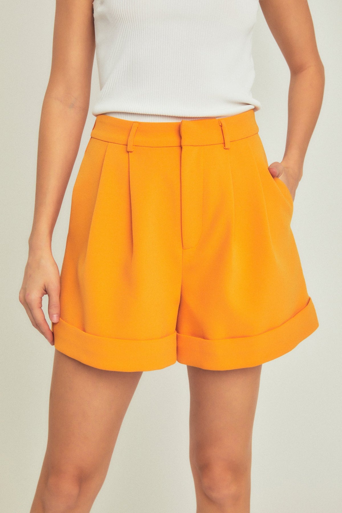 ENDLESS ROSE - Endless Rose - Pintucked Shorts - SHORTS available at Objectrare