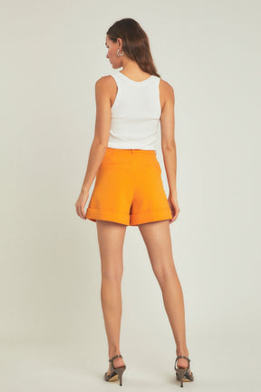 ENDLESS ROSE - Endless Rose - Pintucked Shorts - SHORTS available at Objectrare