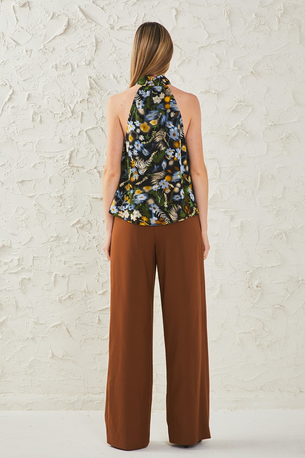 ENDLESS ROSE - Floral Halter Top - TOPS available at Objectrare