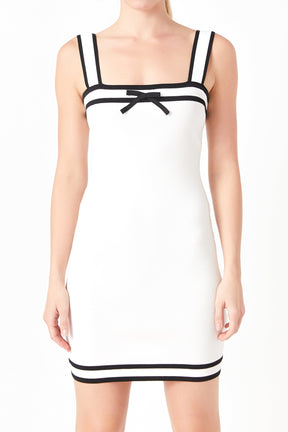 ENDLESS ROSE - Courtside Fitted Mini Dress - DRESSES available at Objectrare