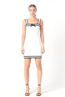 ENDLESS ROSE - Courtside Fitted Mini Dress - DRESSES available at Objectrare