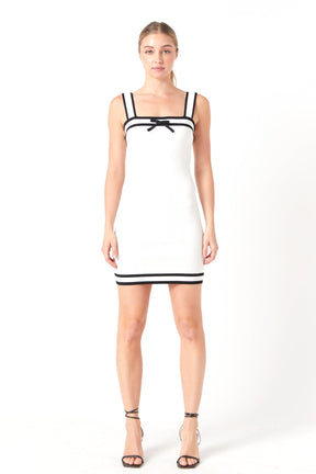 ENDLESS ROSE - Courtside Fitted Mini Dress - DRESSES available at Objectrare