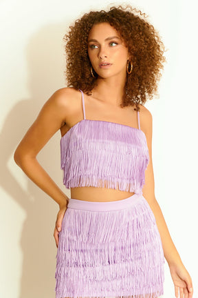 ENDLESS ROSE - Endless Rose - Fringed Tiered Top - TOPS available at Objectrare