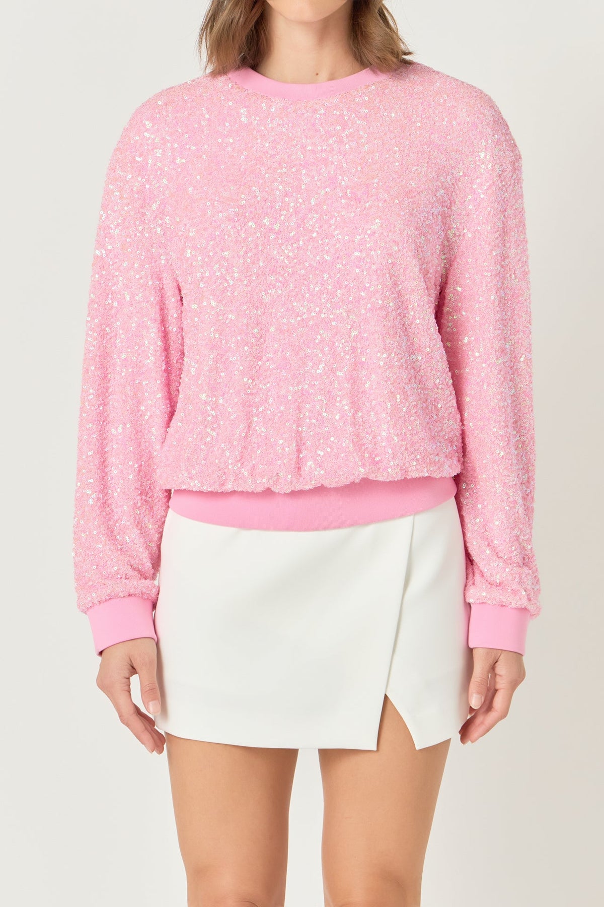 ENDLESS ROSE - Endless Rose - Sequins Sweater - SWEATERS & KNITS available at Objectrare