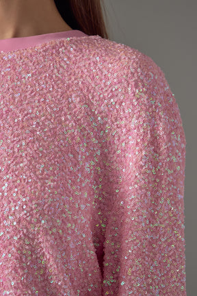 ENDLESS ROSE - Endless Rose - Sequins Sweater - HOODIES & SWEATSHIRTS available at Objectrare