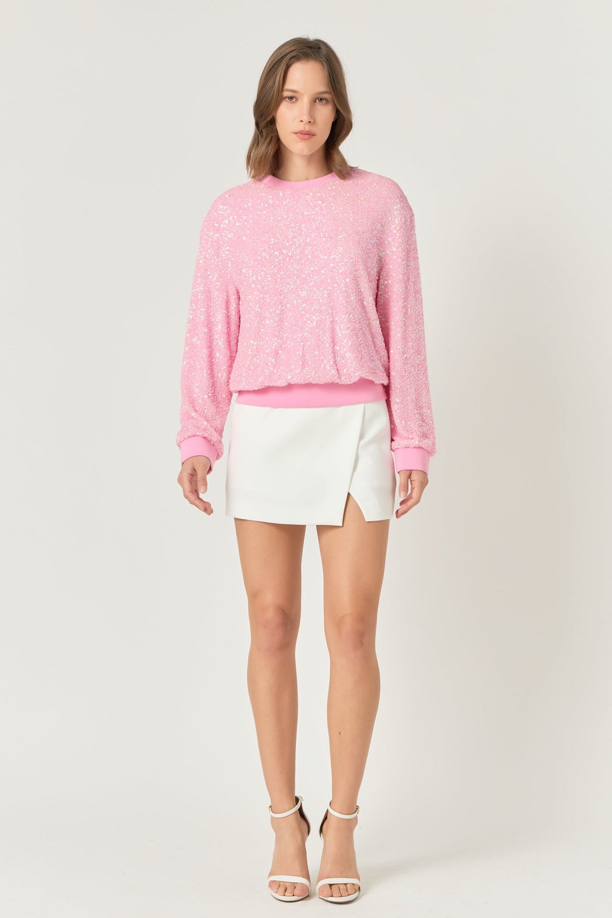 ENDLESS ROSE - Endless Rose - Sequins Sweater - SWEATERS & KNITS available at Objectrare