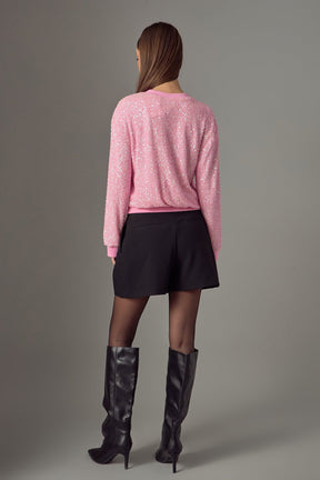ENDLESS ROSE - Sequins Sweater - HOODIES & SWEATSHIRTS available at Objectrare