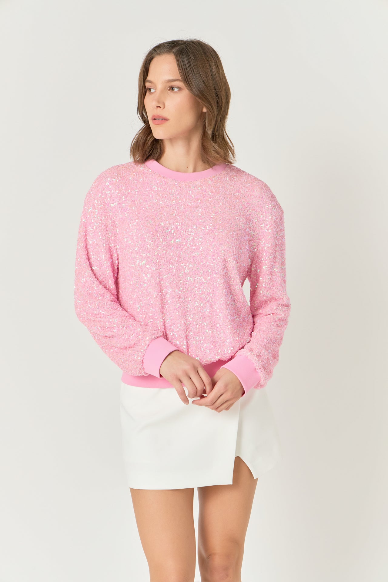 ENDLESS ROSE - Sequins Sweater - HOODIES & SWEATSHIRTS available at Objectrare