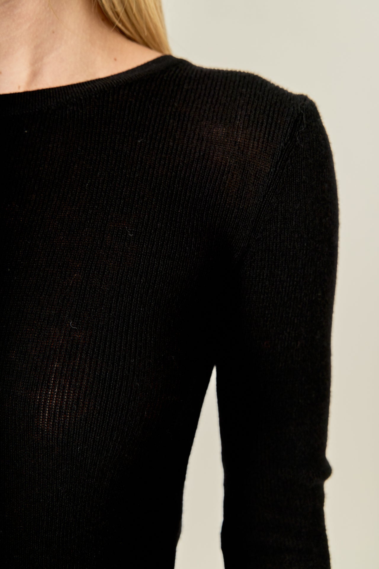 ENGLISH FACTORY - Loose Knit Long Sleeve Top - TOPS available at Objectrare
