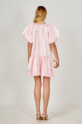 ENDLESS ROSE - Sheen Bow Detail Mini Dress - DRESSES available at Objectrare