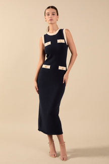 ENDLESS ROSE - Crochet Knit Maxi Dress - DRESSES available at Objectrare