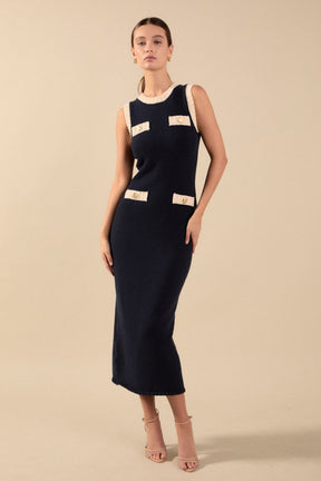 ENDLESS ROSE - Crochet Knit Maxi Dress - DRESSES available at Objectrare