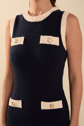 ENDLESS ROSE - Crochet Knit Maxi Dress - DRESSES available at Objectrare