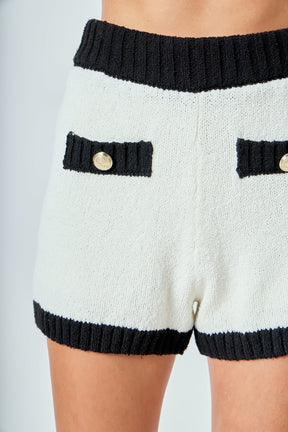 ENDLESS ROSE - Crochet Knit Shorts - SHORTS available at Objectrare