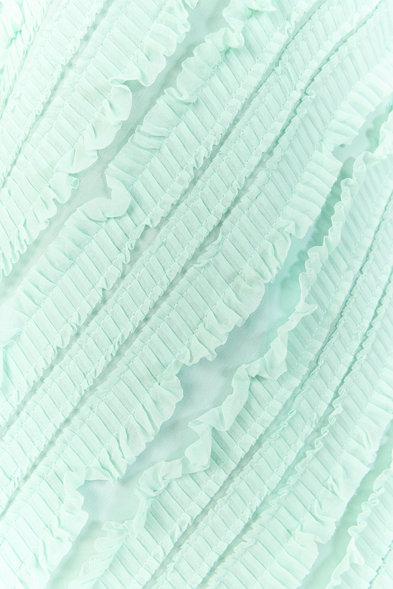 Strapless Ruffled Maxi Dress