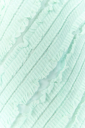 Strapless Ruffled Maxi Dress