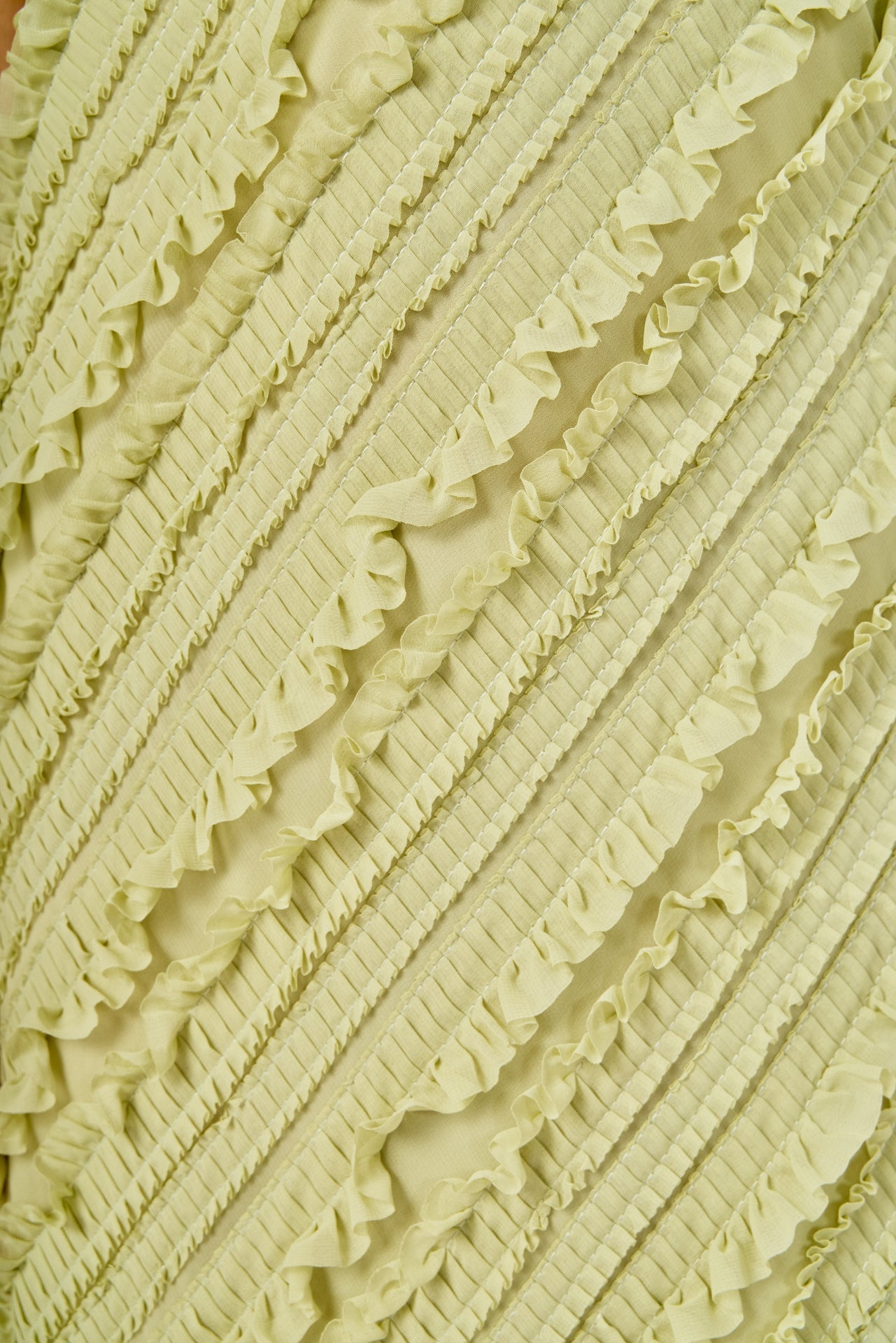 Strapless Ruffled Maxi Dress