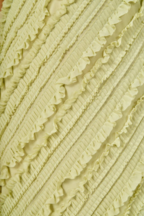 Strapless Ruffled Maxi Dress