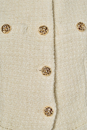 ENDLESS ROSE - Lauren Tweed Buttoned Long Split Top - TOPS available at Objectrare