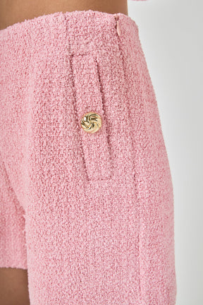 ENDLESS ROSE - Lauren Tweed Buttoned Shorts - SHORTS available at Objectrare