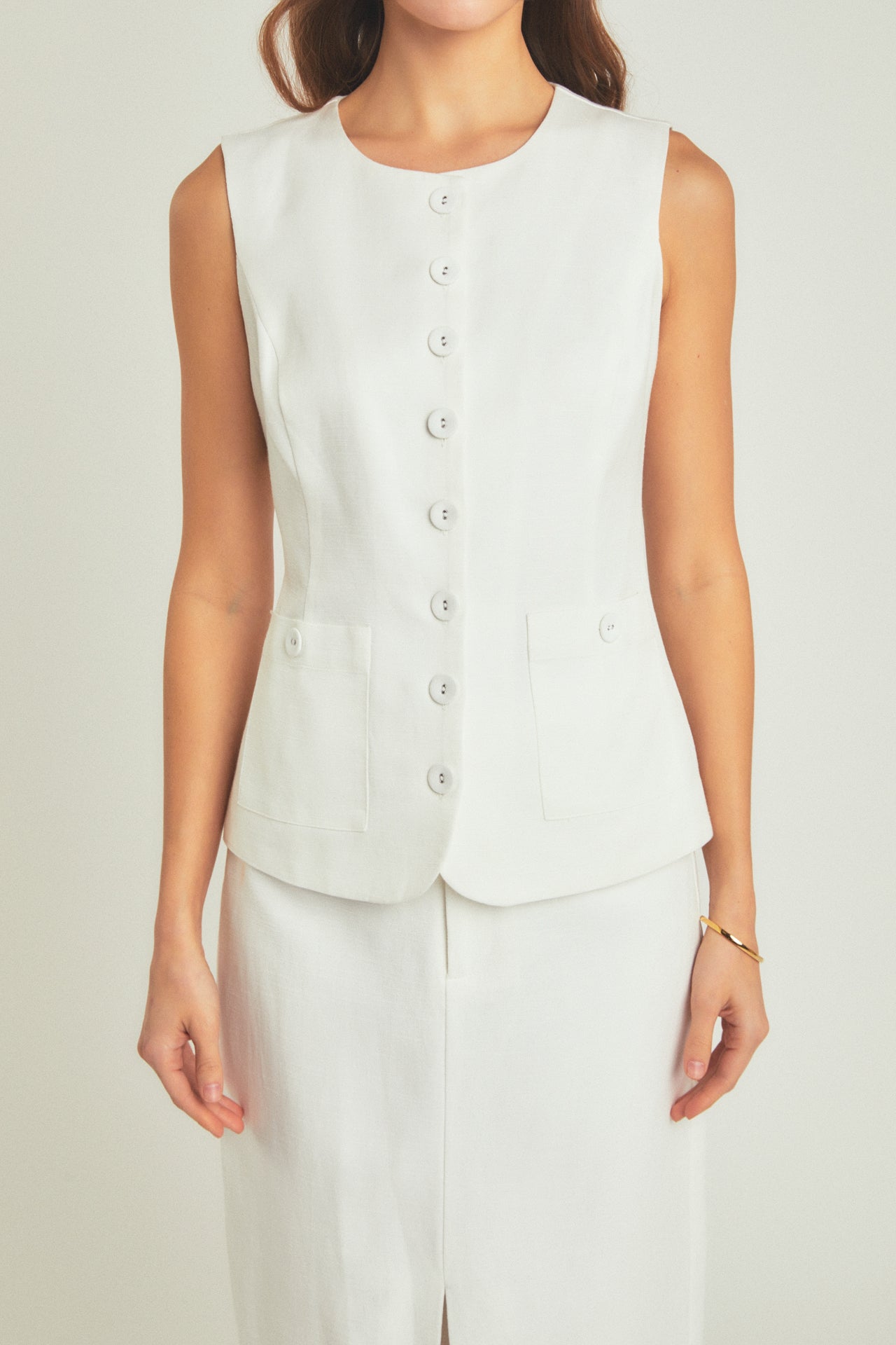 ENDLESS ROSE - Linen Long Top - TOPS available at Objectrare