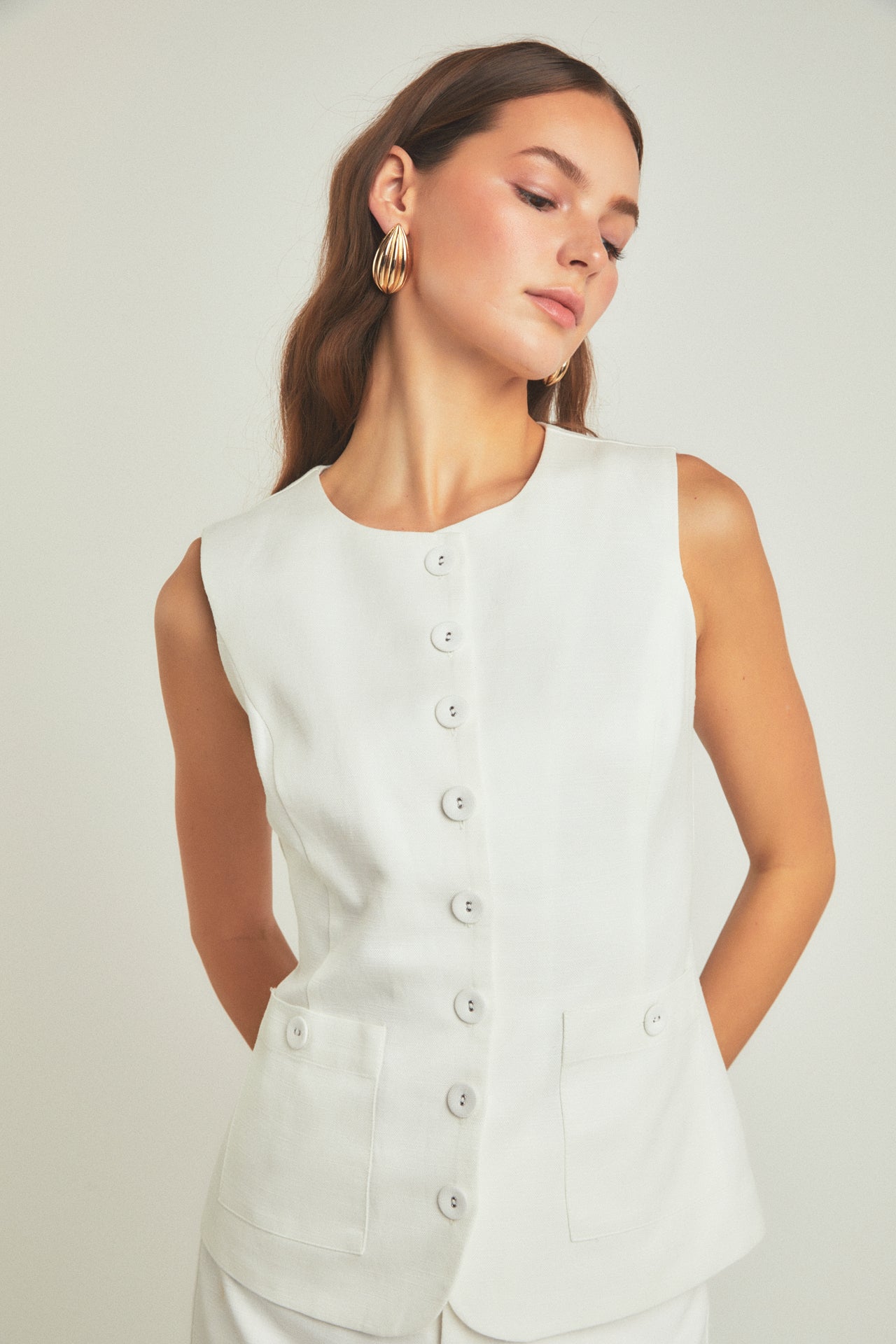 Linen Long Top