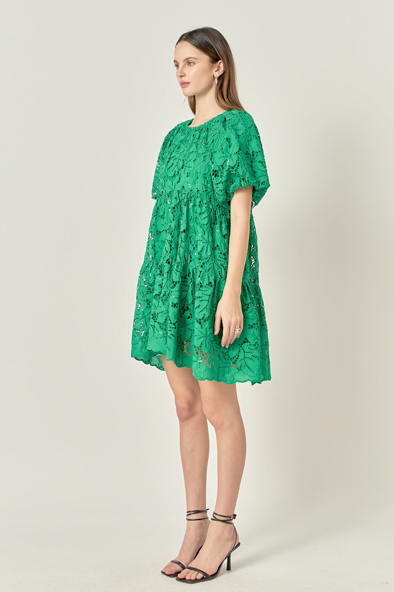 endless rose tiered mini dress Endless Rose Women's Sequins Tiered Mini Dress