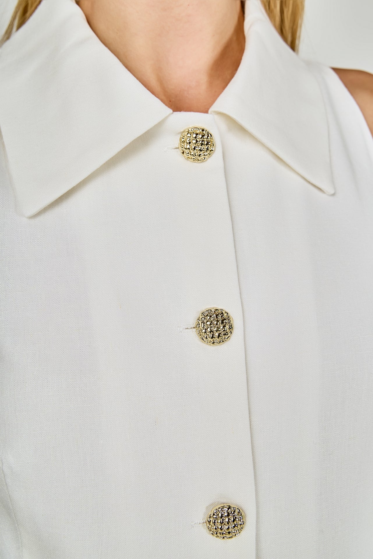 Halter Buttoned Vest