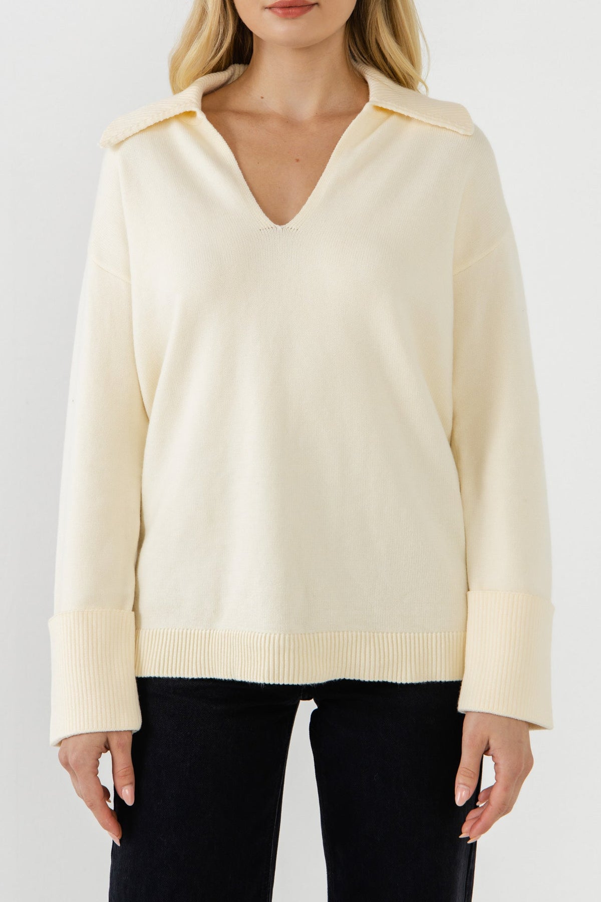 ENGLISH FACTORY - Knit Pullover - TOPS available at Objectrare
