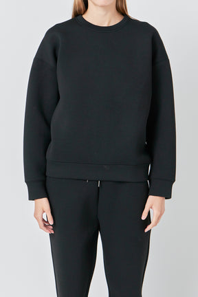 GREY LAB - Relaxed Scuba Pullover - HOODIES & SWEATSHIRTS available at Objectrare