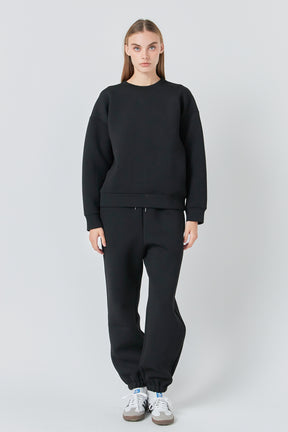 GREY LAB - Relaxed Scuba Pullover - HOODIES & SWEATSHIRTS available at Objectrare