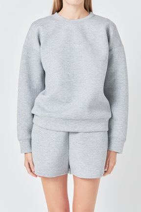 GREY LAB - Relaxed Scuba Pullover - HOODIES & SWEATSHIRTS available at Objectrare