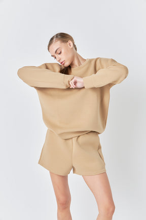 GREY LAB - Relaxed Scuba Pullover - HOODIES & SWEATSHIRTS available at Objectrare