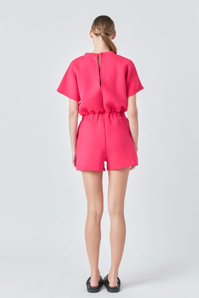 GREY LAB - Pocketed Romper - ROMPERS available at Objectrare