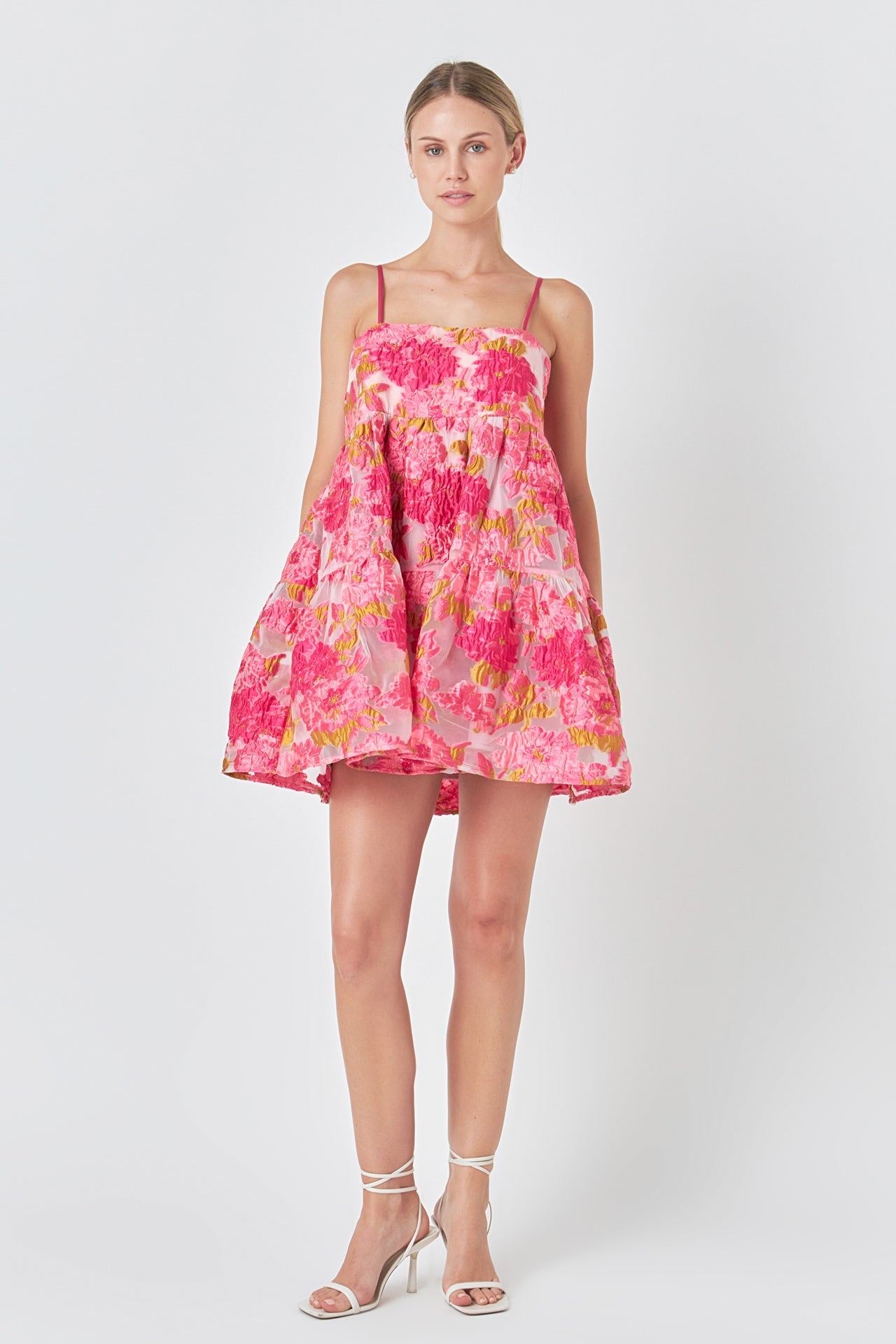 ENDLESS ROSE - Endless Rose - Organza Floral Mini Dress - DRESSES available at Objectrare