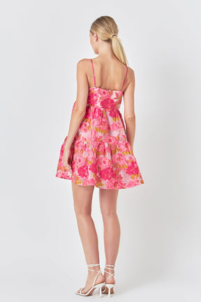 ENDLESS ROSE - Endless Rose - Organza Floral Mini Dress - DRESSES available at Objectrare