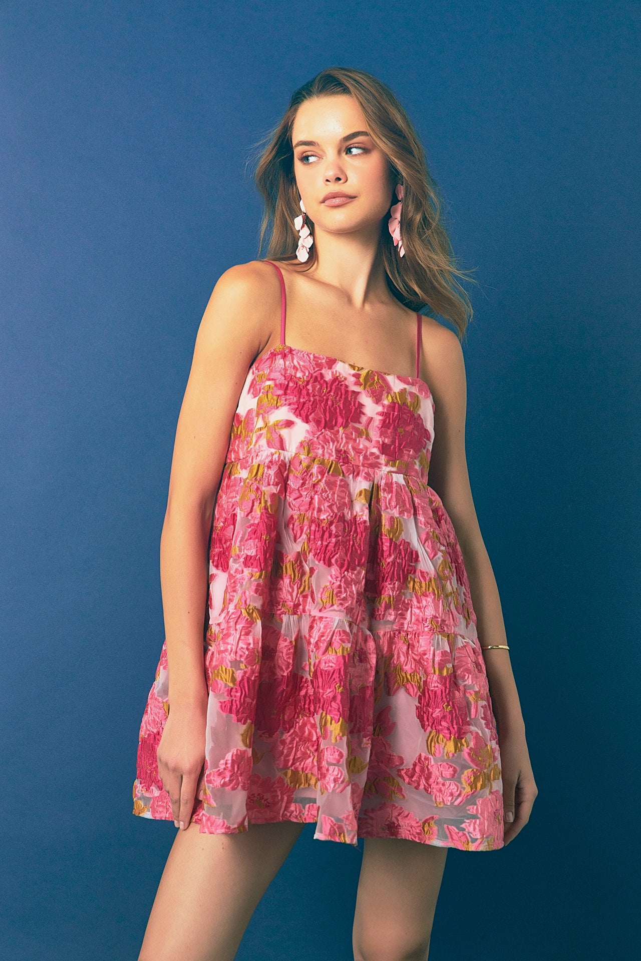 ENDLESS ROSE - Endless Rose - Organza Floral Mini Dress - DRESSES available at Objectrare