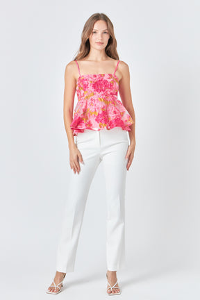 ENDLESS ROSE - Organza Floral Top - TOPS available at Objectrare