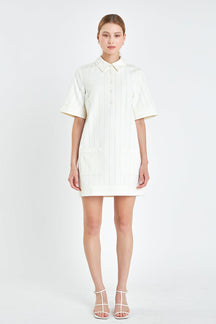 Textured Tunic Dress