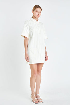 ENGLISH FACTORY - English Factory - Textured Tunic Dress - DRESSES available at Objectrare