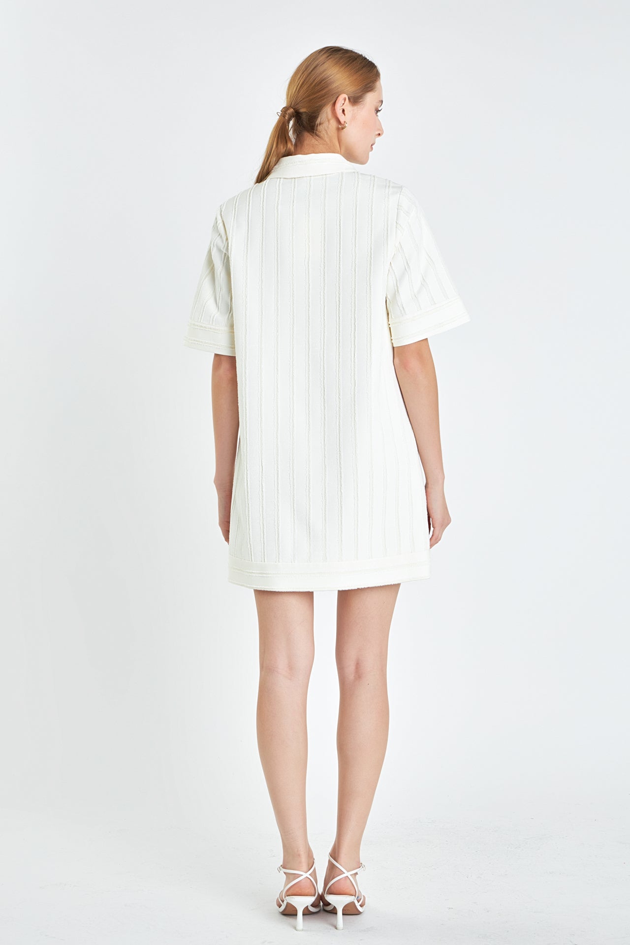 ENGLISH FACTORY - English Factory - Textured Tunic Dress - DRESSES available at Objectrare