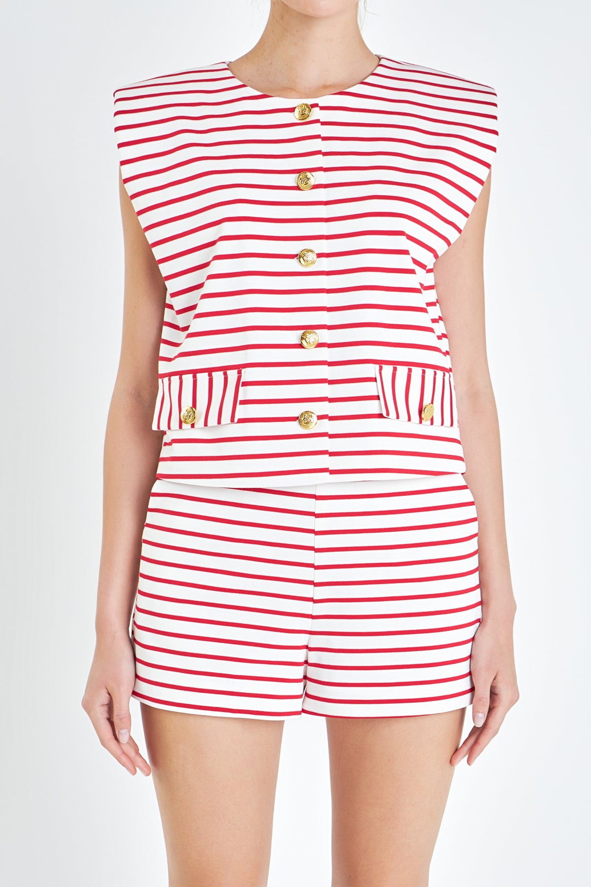 ENGLISH FACTORY - Striped Top - TOPS available at Objectrare