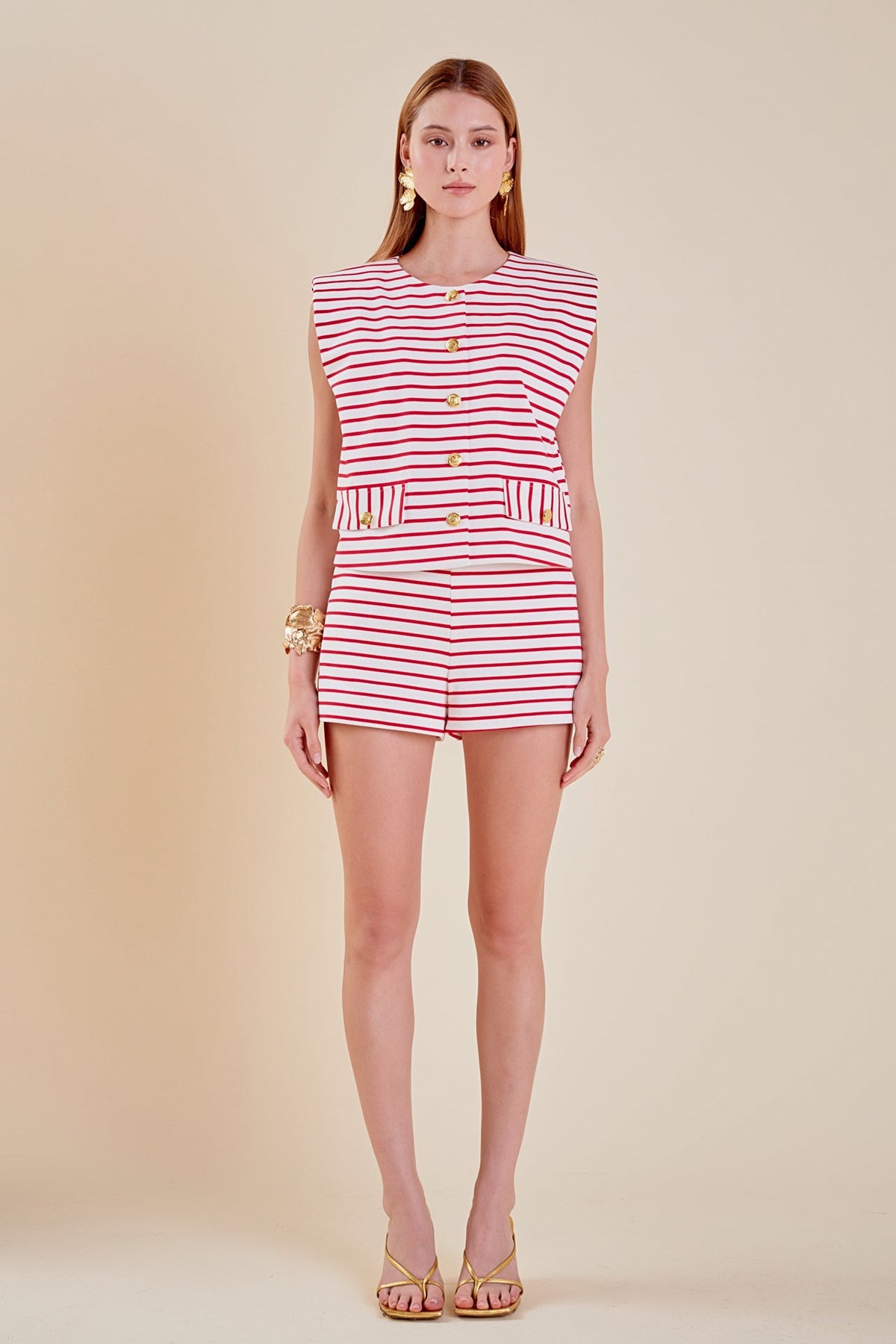 ENGLISH FACTORY - Striped Top - TOPS available at Objectrare