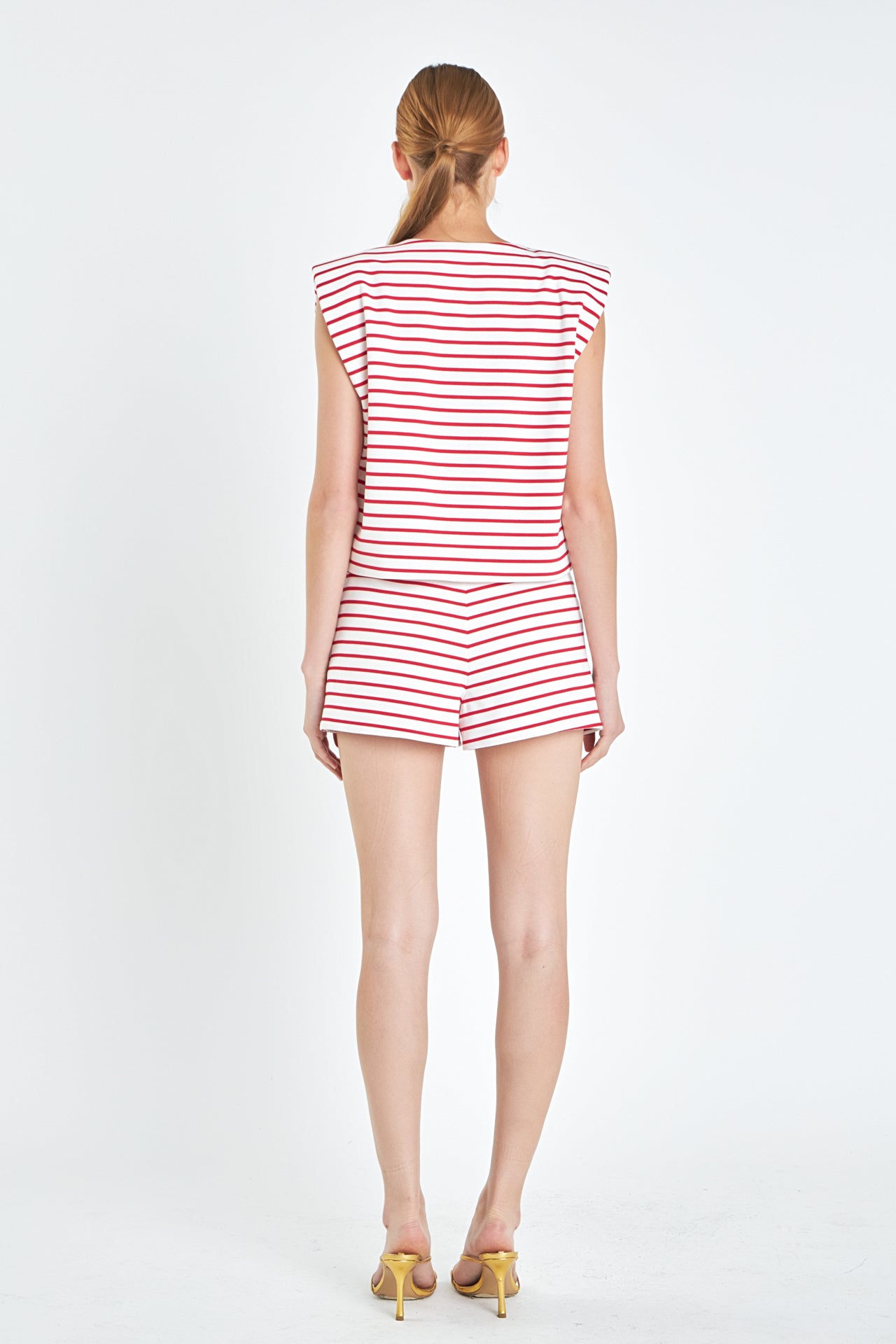 ENGLISH FACTORY - Stripe Knit Shorts - SHORTS available at Objectrare