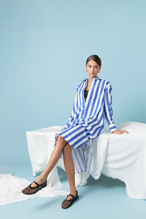 ENGLISH FACTORY - English Factory - Big Stripe Maxi Dress - DRESSES available at Objectrare