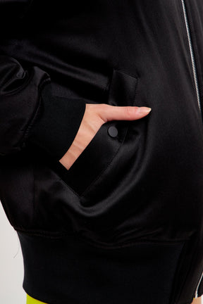 GREY LAB - Oversized Bomber Jacket - JACKETS available at Objectrare