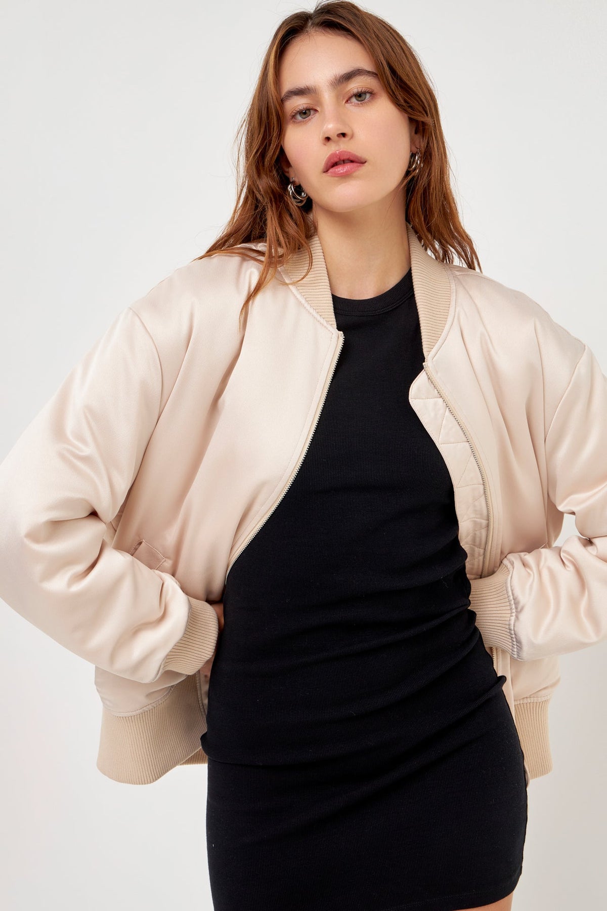 GREY LAB - Oversized Bomber Jacket - JACKETS available at Objectrare