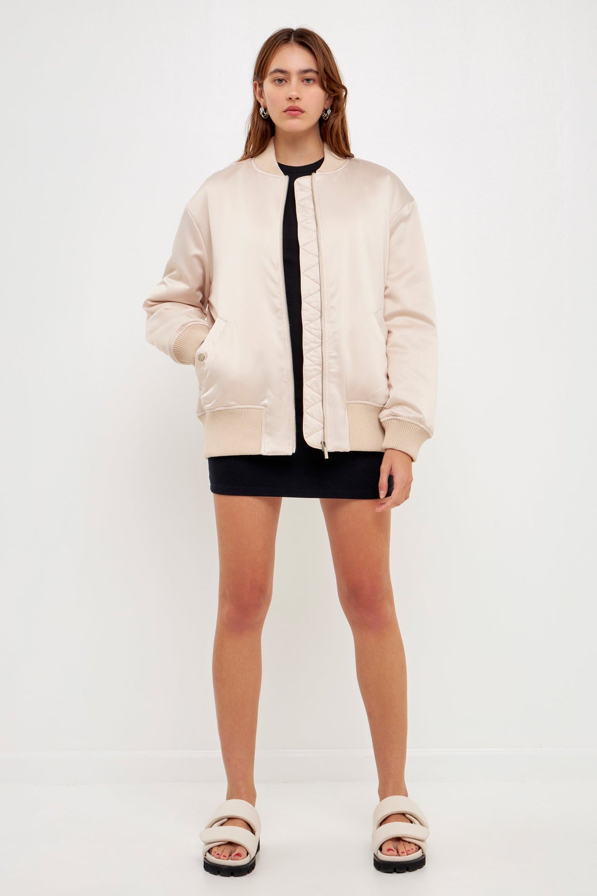 GREY LAB - Oversized Bomber Jacket - JACKETS available at Objectrare