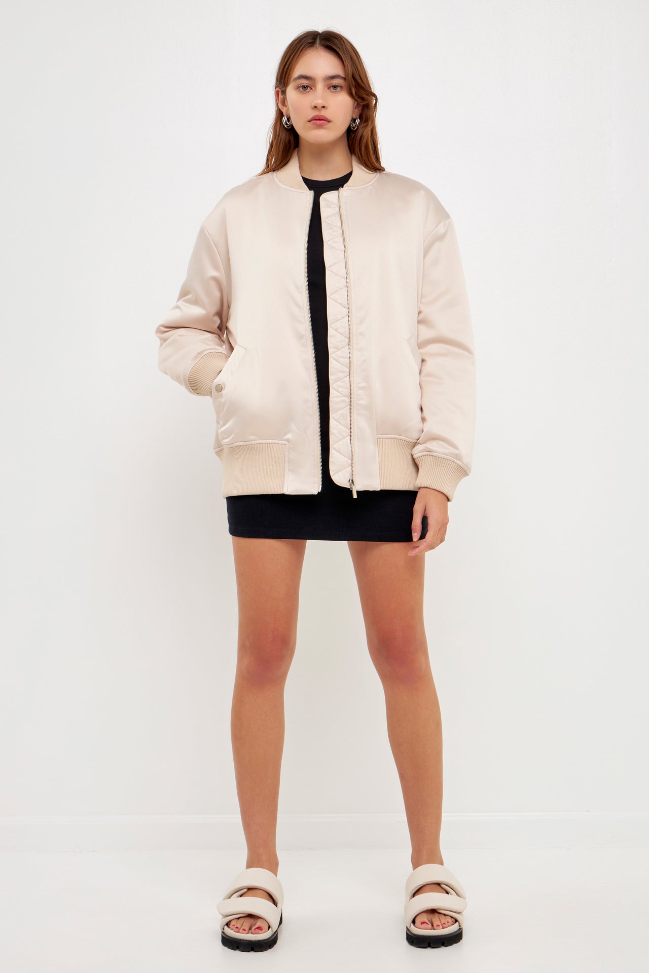 GREY LAB - Oversized Bomber Jacket - JACKETS available at Objectrare